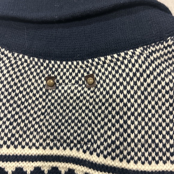 Jeans By Buffalo Cardigan Shawl Button‎ Knit Sweater Men L Grandpa Acrylic Wool - Picture 9 of 9